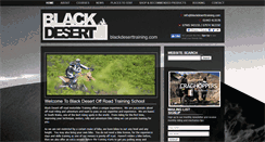 Desktop Screenshot of blackdeserttraining.com